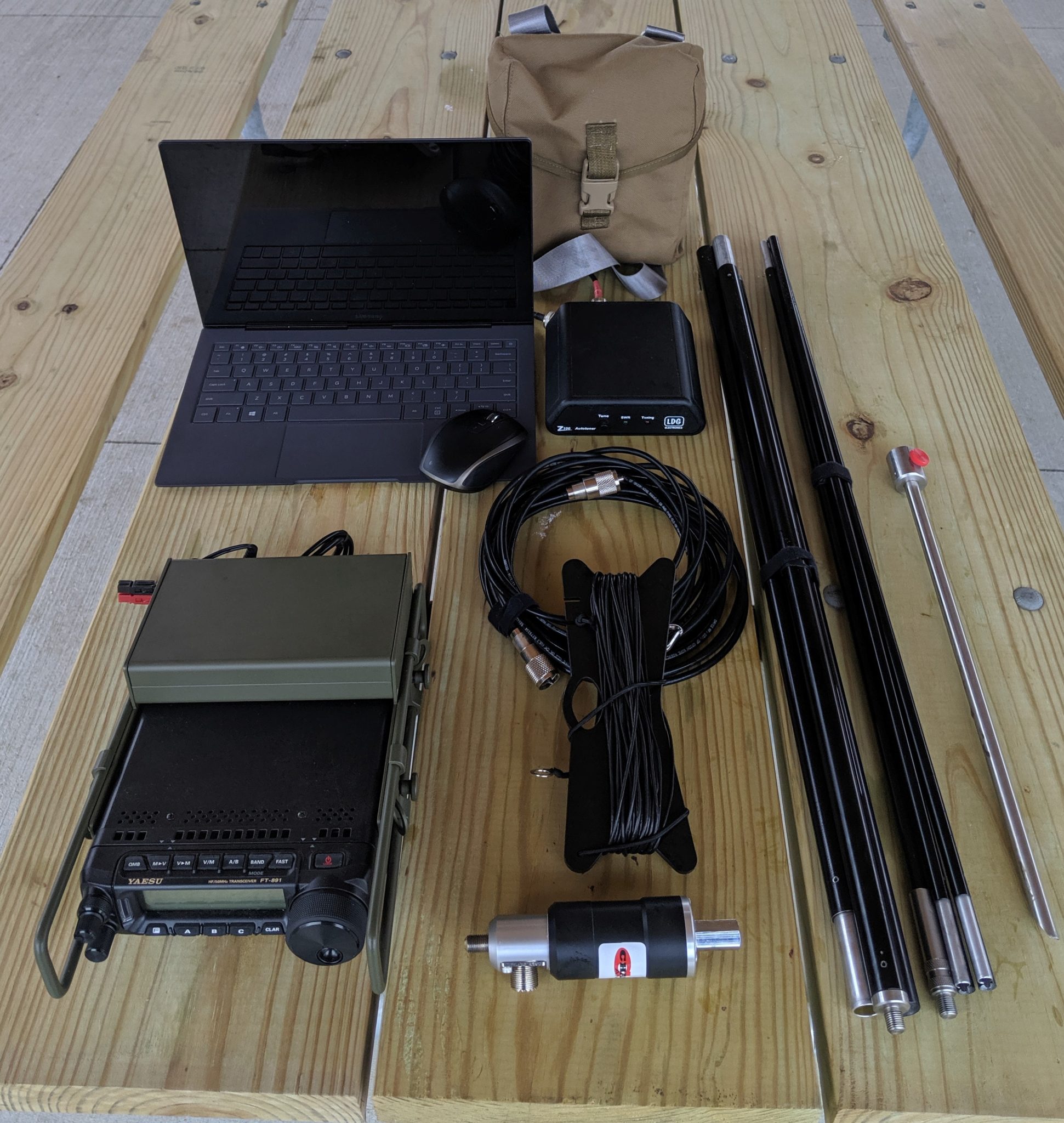 FT-891 “Built in” Digi-Mode Radio – N0JDS